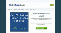 Desktop Screenshot of onlineguitarbooks.com